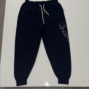 360 Cashmere Kids Black Joggers with Skull Design Women’s Size L